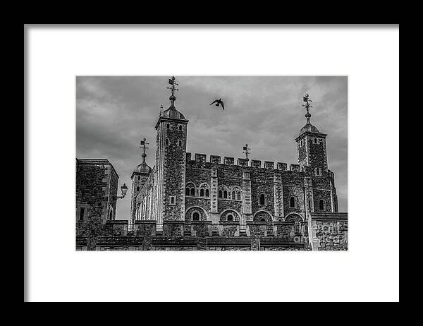 Tower Framed Print featuring the photograph Flight from the Tower by David Rucker