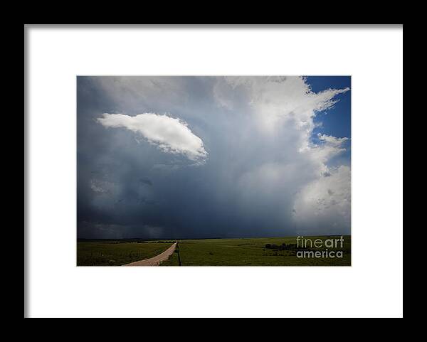 Kansas Framed Print featuring the photograph Flint Hills Rain by Fred Lassmann