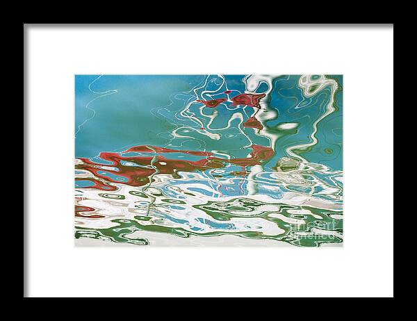 Floating Framed Print featuring the photograph Floating On Blue 35 by Wendy Wilton