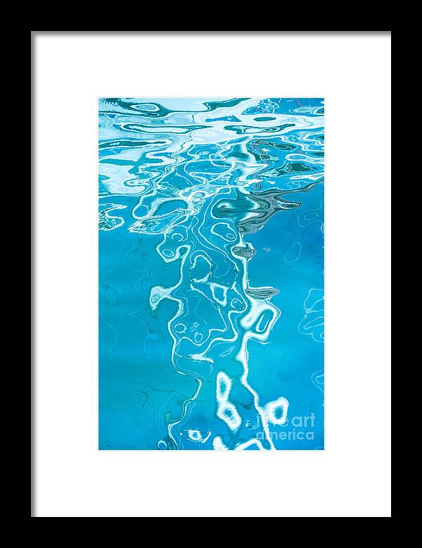 Floating Framed Print featuring the photograph Floating On Blue 38 by Wendy Wilton