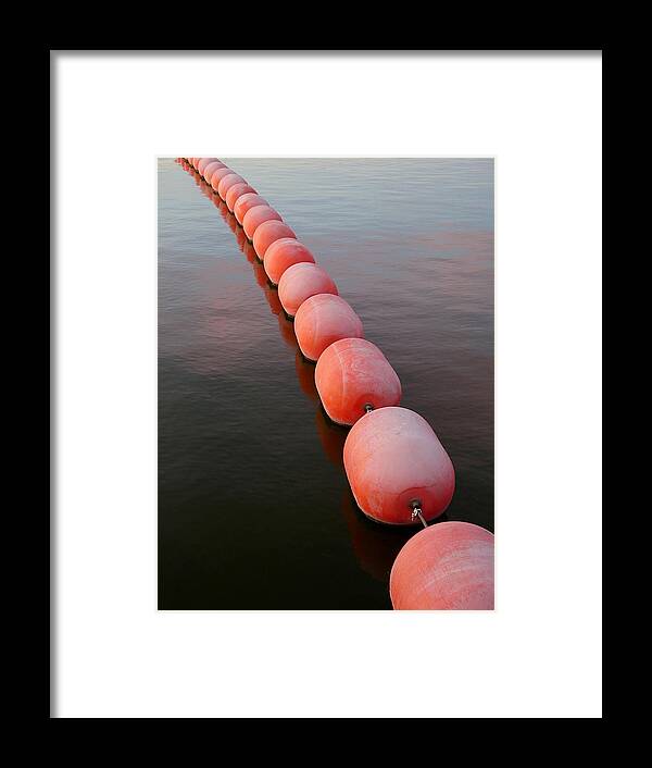 Richard Reeve Framed Print featuring the photograph Floats by Richard Reeve