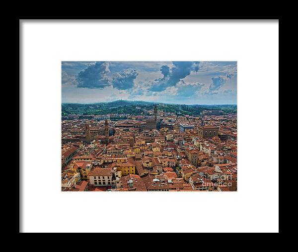 Florence Framed Print featuring the photograph Florence by Maria Rabinky