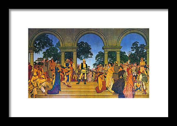 Florentine Fete 1916 Framed Print featuring the photograph Florentine Fete 1916 by Padre Art