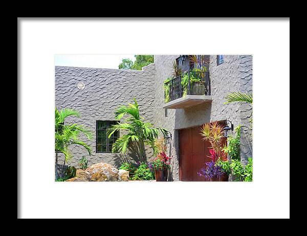 Home Framed Print featuring the photograph Florida Housing by Alison Belsan Horton