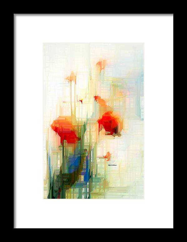Art Framed Print featuring the digital art Flower 9230 by Rafael Salazar
