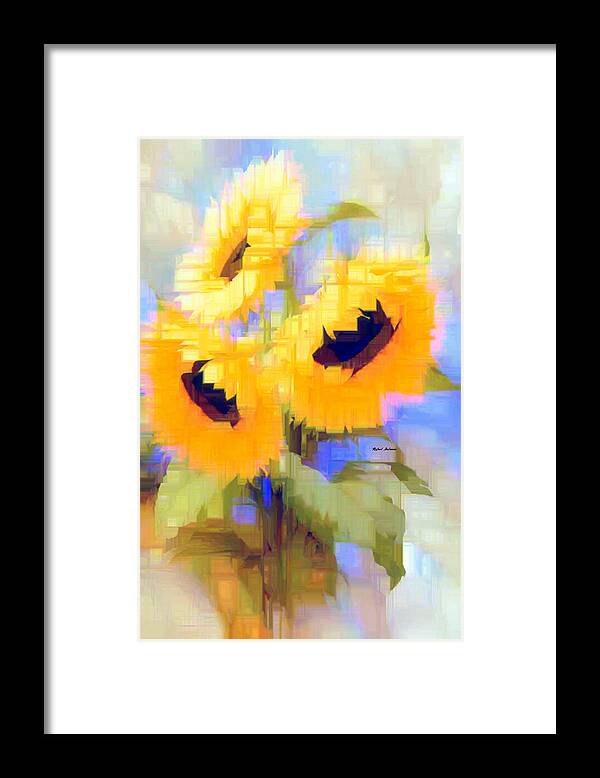 Art Framed Print featuring the digital art Flower 9235 by Rafael Salazar