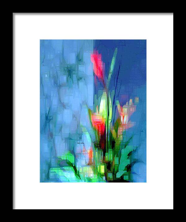 Art Framed Print featuring the digital art Flower 9264 by Rafael Salazar