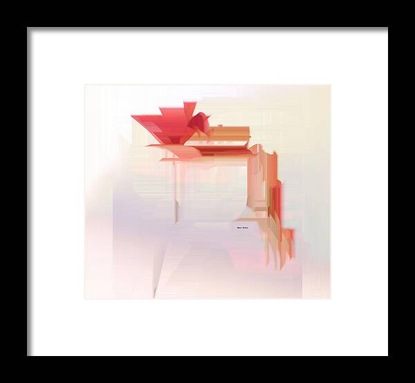 Art Framed Print featuring the digital art Flower 9322 by Rafael Salazar