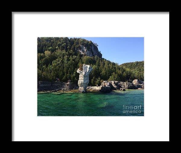 Flower Pot Island Framed Print featuring the photograph Flower Pot by Trilby Cole