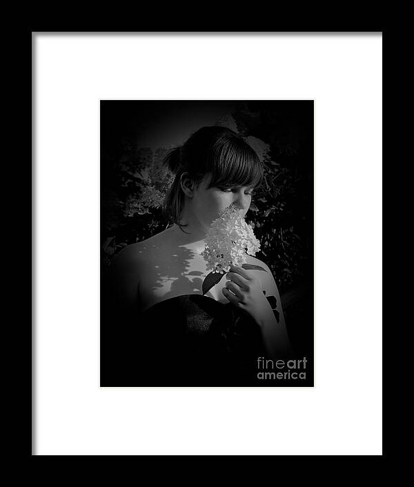 Girl Framed Print featuring the photograph Flower by Tara Lynn
