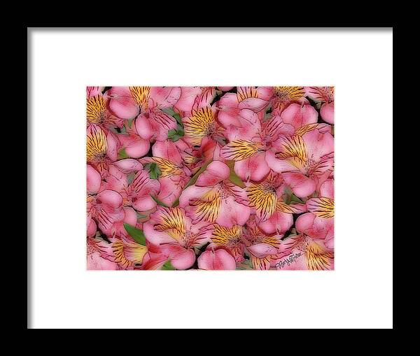 Art Framed Print featuring the photograph Flowers #8728 by Barbara Tristan