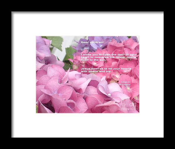 Flowers Framed Print featuring the photograph Flowers and Joy by Christina Verdgeline