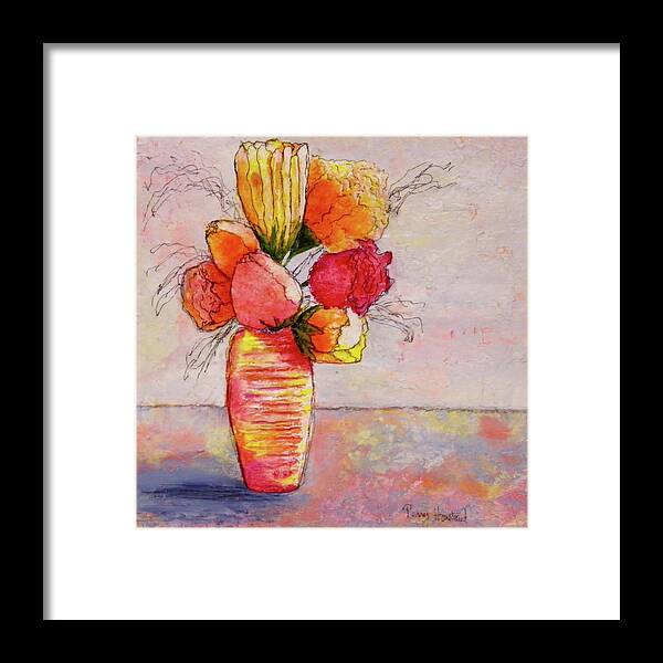 Flowers Framed Print featuring the painting Flowers by Terry Honstead