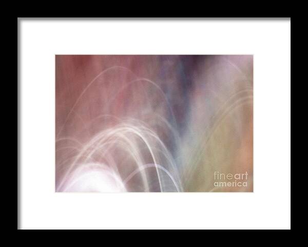 Abstract Framed Print featuring the photograph Fluency by Dorothy Hilde