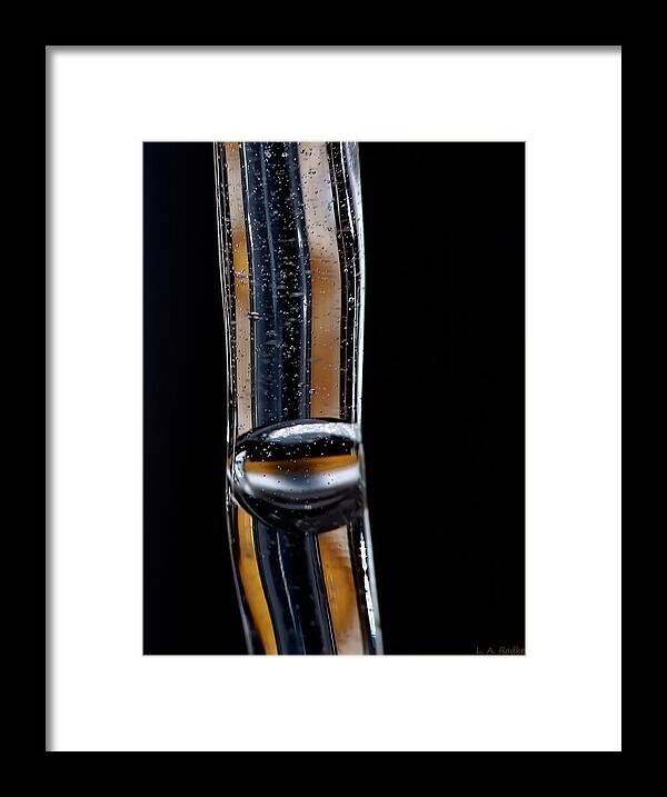 Abstract Framed Print featuring the photograph Fluidity IV by Lauren Radke