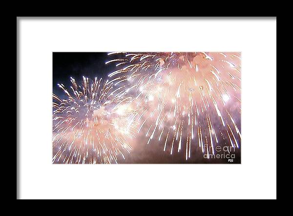 Photo Framed Print featuring the photograph Flying High on Fourth of July by Marsha Heiken