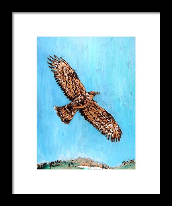 Wind Framed Print featuring the painting Flying High by Richard Jules