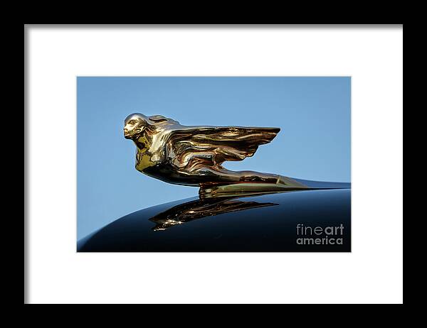 Cadillac Framed Print featuring the photograph Flying Lady Goddess by Dennis Hedberg