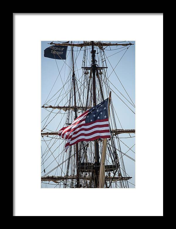 Flying The Flags Framed Print featuring the photograph Flying The Flags by Dale Kincaid