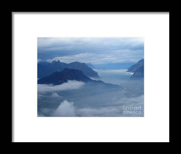 Fog Framed Print featuring the photograph Fog and Clouds by Riccardo Mottola