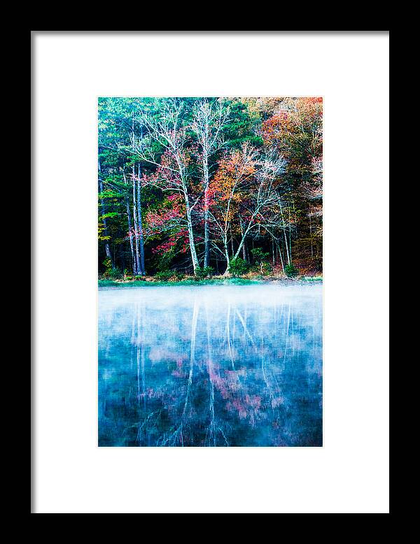 Oak Mountain Framed Print featuring the photograph Fog On The Lake by Parker Cunningham