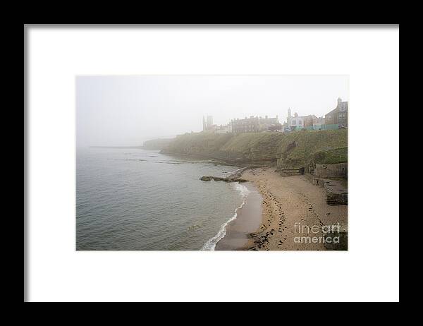 Fog On The Coast Framed Print featuring the photograph Foggy March in St. Andrews by Elena Perelman