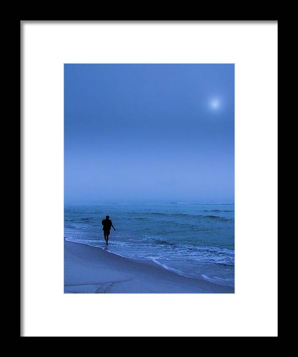 Ocean Framed Print featuring the photograph Foggy by Phil And Karen Rispin