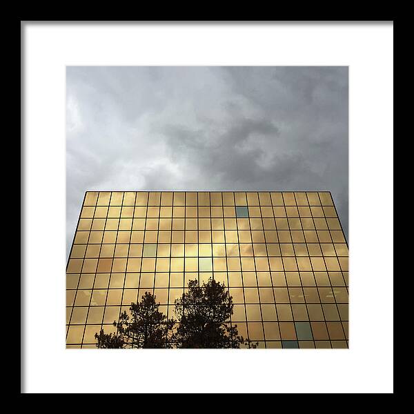 Architecture Framed Print featuring the photograph Foil by Matt Cegelis