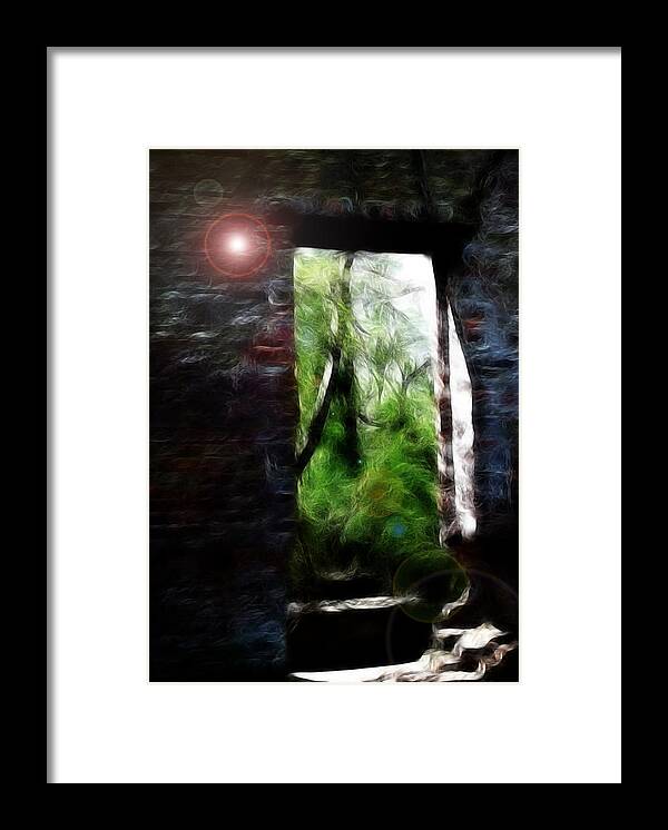 Landscape Framed Print featuring the photograph Follow The Light by Patricia Motley