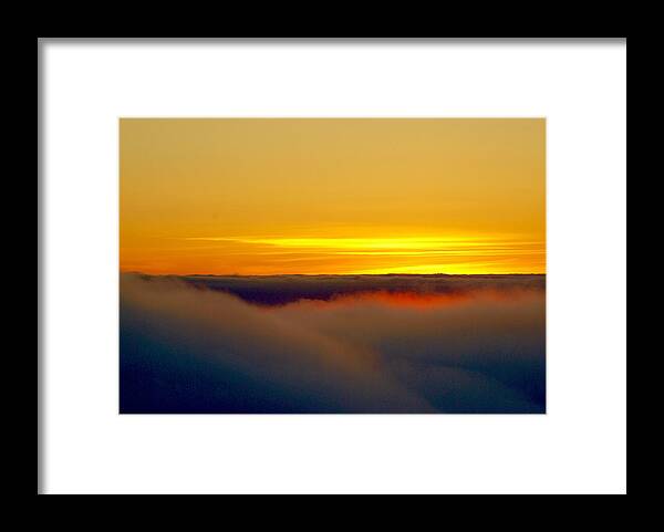 Clouds Framed Print featuring the photograph Follow the Light by Paul Foutz