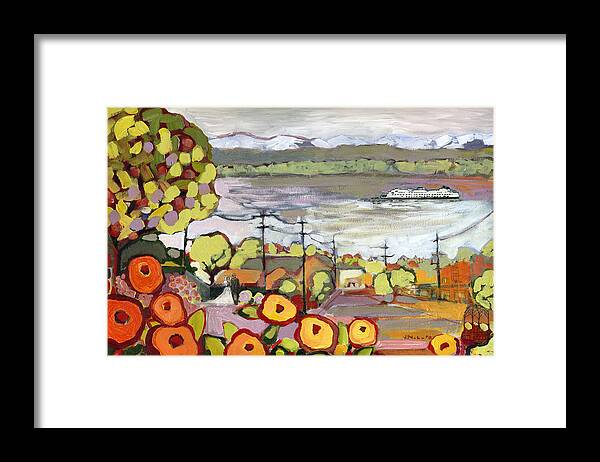 Edmonds Framed Print featuring the painting Fond Memories by Jennifer Lommers