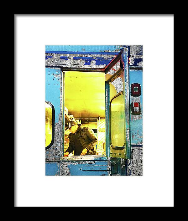Restaurant Framed Print featuring the mixed media Food Truck by Tony Rubino