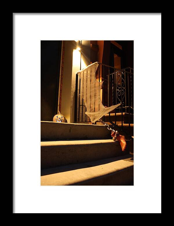 Halloween Framed Print featuring the photograph Footloose in NYC by Wendy Potocki