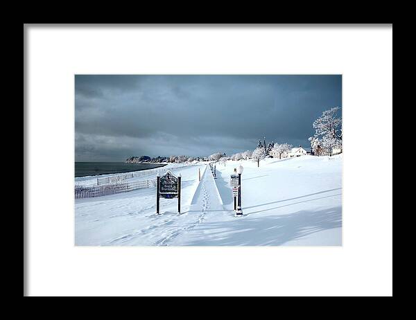Footprints Framed Print featuring the photograph Footprints by Patti Raine