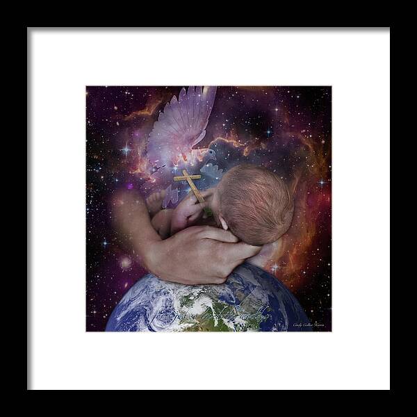 Baby Framed Print featuring the photograph For God So Loved the World by Cindy Collier Harris