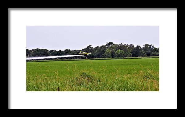 Crop Duster Framed Print featuring the photograph For Safety's Sake by John Glass