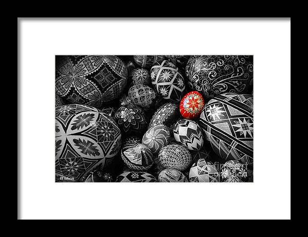 Pysanky Framed Print featuring the photograph For the Love of Pysanky by E B Schmidt