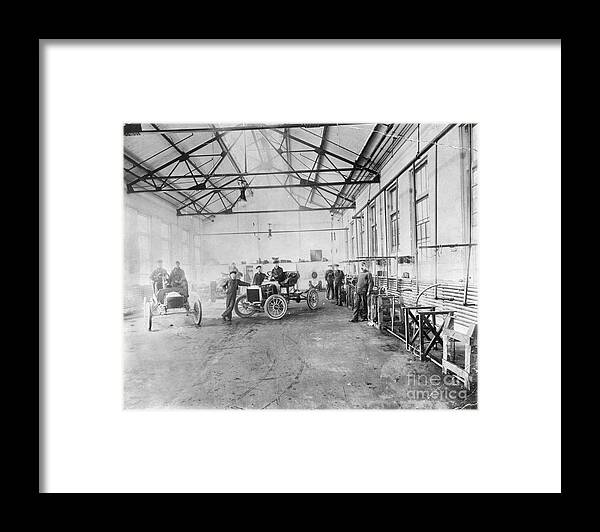 1905 Framed Print featuring the photograph Ford Auto Factory by Granger