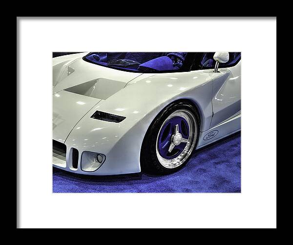 Ford Gt90 Framed Print featuring the photograph Ford G T90 v2 by John Straton
