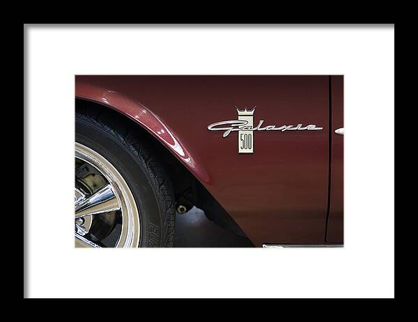 Ford Framed Print featuring the photograph Ford Galaxie 500 by Mike McGlothlen