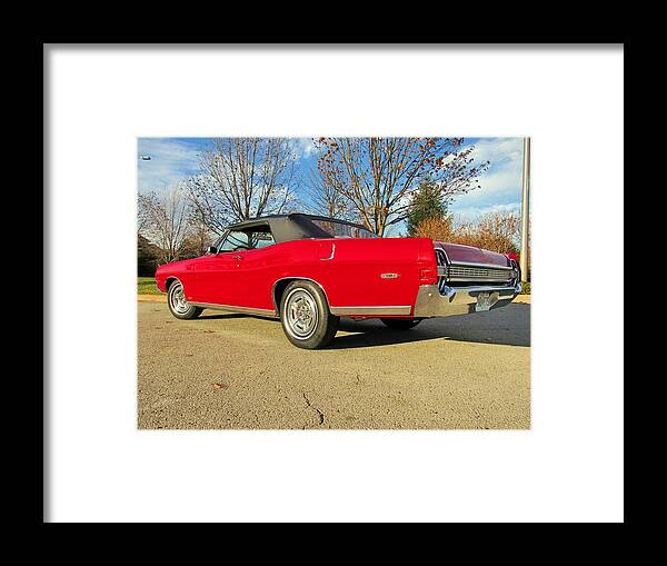 Ford Galaxie 500 Xl Framed Print featuring the photograph Ford Galaxie 500 XL by Jackie Russo