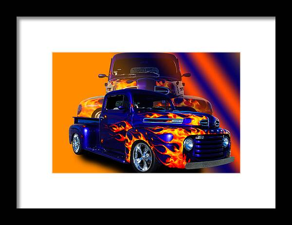 Ford Framed Print featuring the photograph Ford Pick up Truck by Jim Hatch