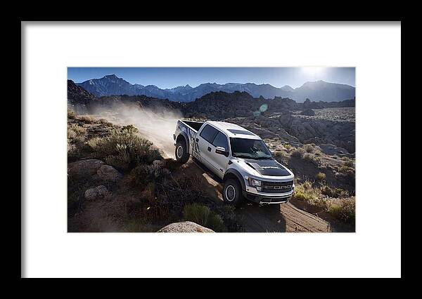 Ford Raptor Framed Print featuring the photograph Ford Raptor by Jackie Russo