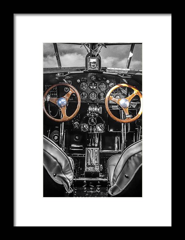 Cockpit Framed Print featuring the photograph Ford Trimotor Cockpit by Chris Smith
