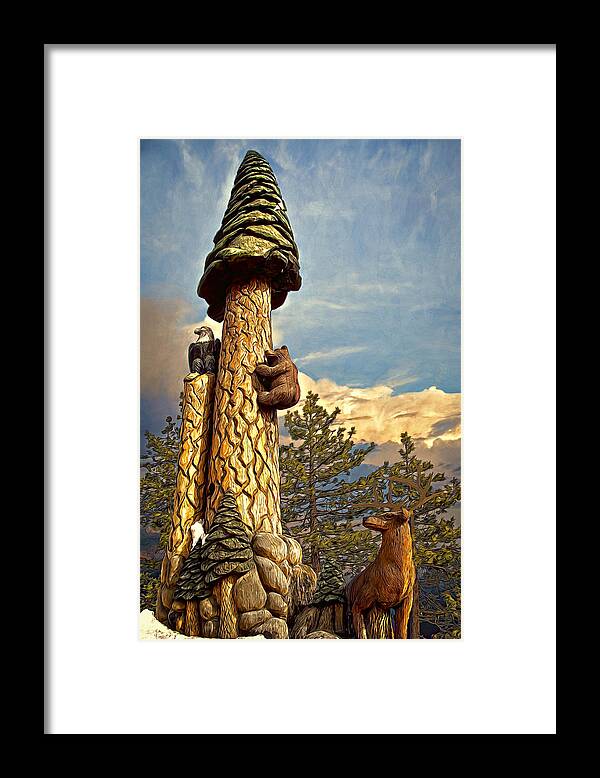 Animal Framed Print featuring the photograph Forest Animals by Maria Coulson