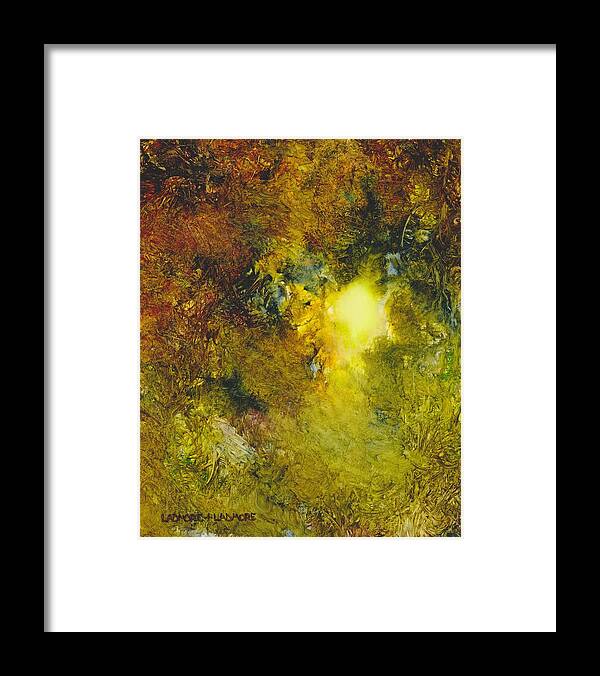 Forest Framed Print featuring the painting Forest Light 65 by David Ladmore