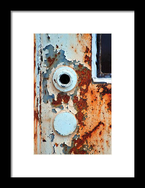 Rusty Framed Print featuring the photograph Forever Closed by Randi Grace Nilsberg
