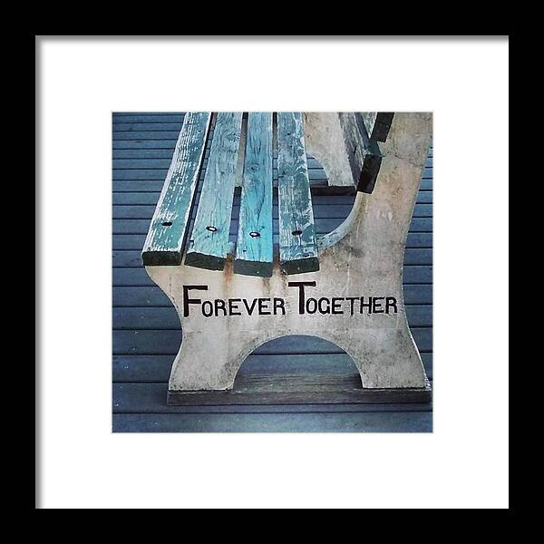 Forever Framed Print featuring the photograph Forever Together by Colleen Kammerer