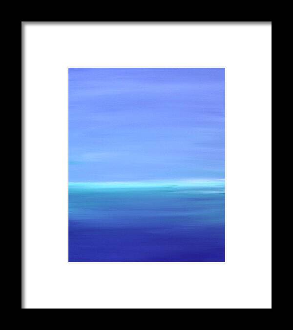 Water Paintings Framed Print featuring the painting Forever by Tricia lee Kelshall