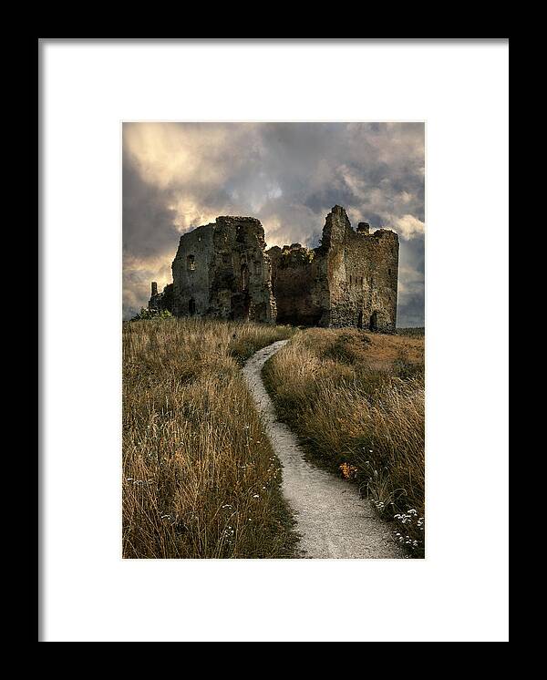 Castle Framed Print featuring the photograph Forgotten Estonian Castle by Jaroslaw Blaminsky